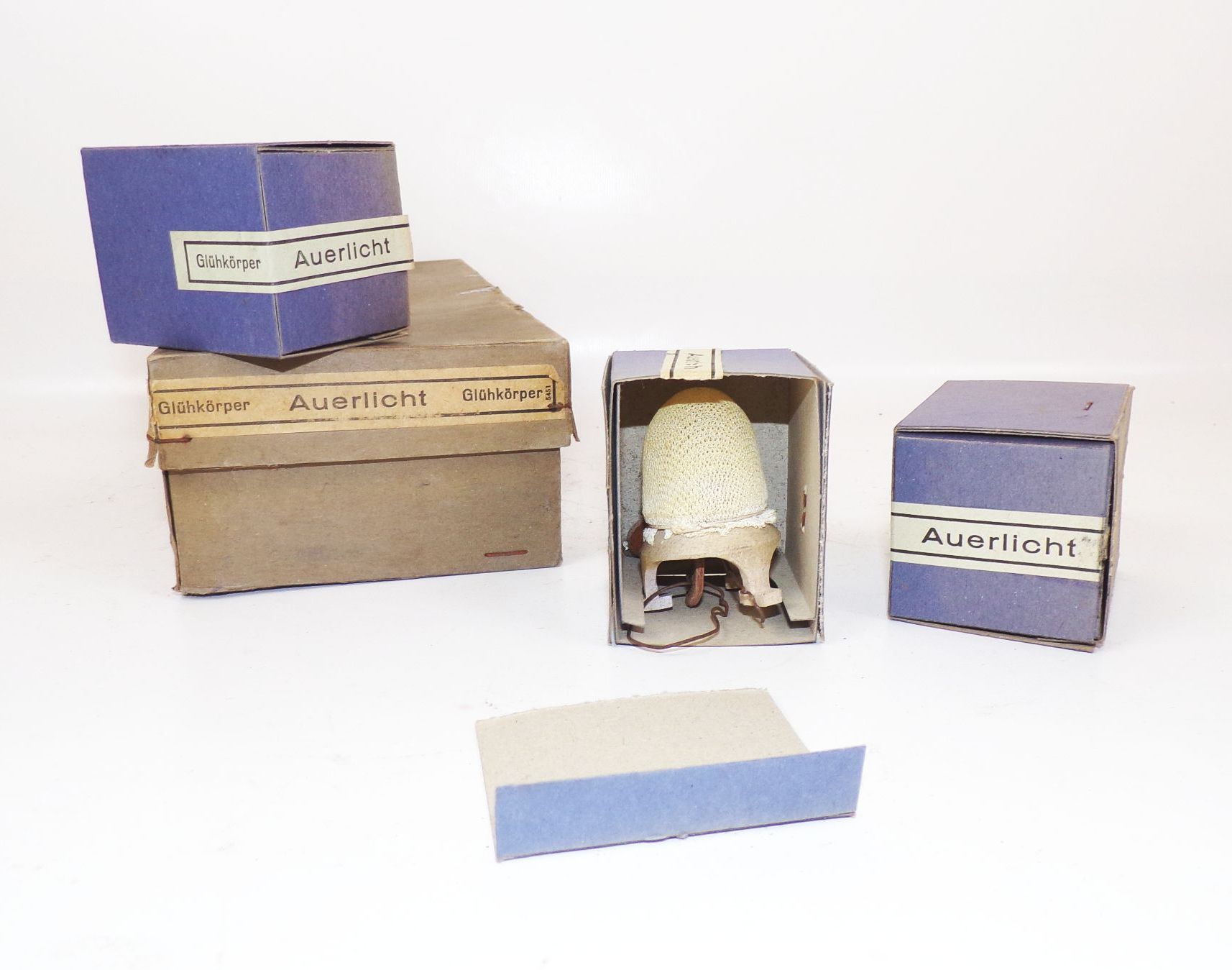 Auerlicht Glühstrumpf 3 Stück in OVP für Starklichtlampen 