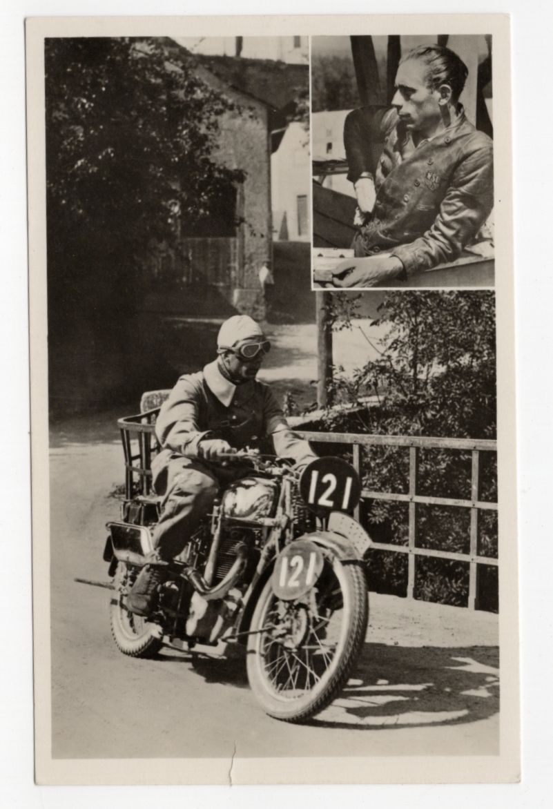 Autogramm Hans Soenius NSU Motorradrennfahrer 1938 Postkarte Autogramm Hans Soenius NSU Motorradrennfahrer 1938 Postkarte