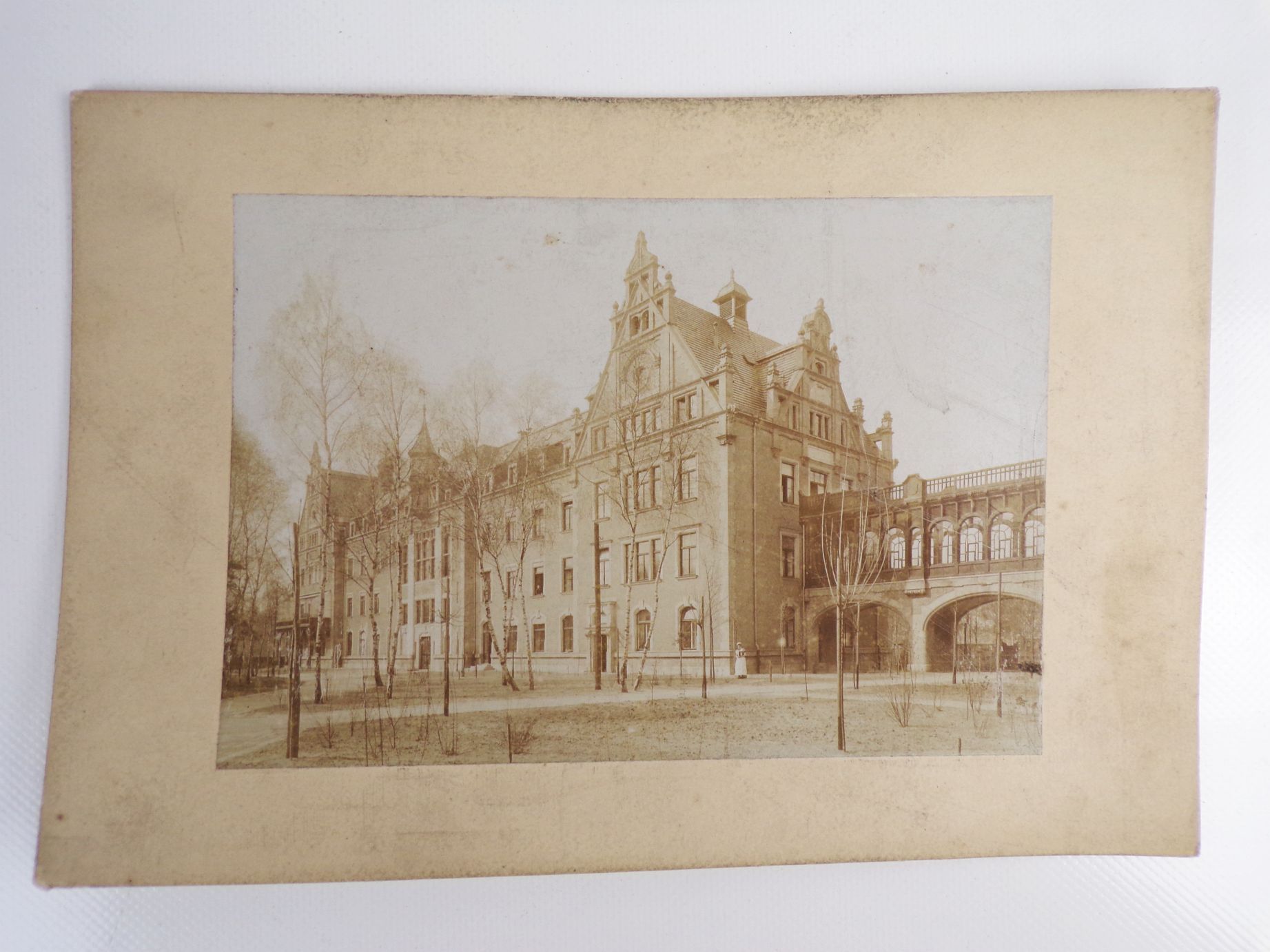 7 x Fotos Dresden Frauenklinik um 1900 