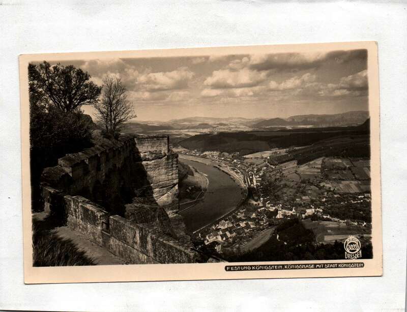 Ak Festung Königstein Sächsische Schweiz 1929