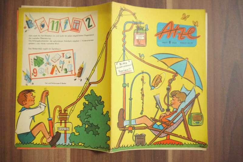 Bitte nicht stören Ferien Atze Comic DDR 1963 Heft 8