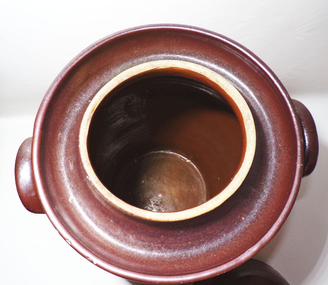 Alter Steinguttopf XL Sauerkrauttopf Tontopf Gärtopf Gurkentopf ...