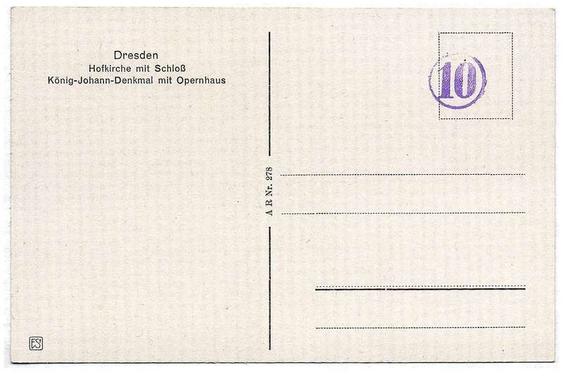 Ansichtskarten Gruß aus Dresden 5 Stück alte Postkarten Sachsen