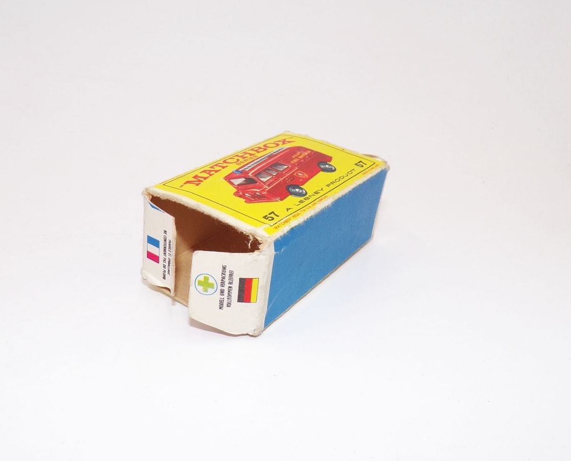 Matchbox No 57 Land Rover Fire Truck mit OVP vintage