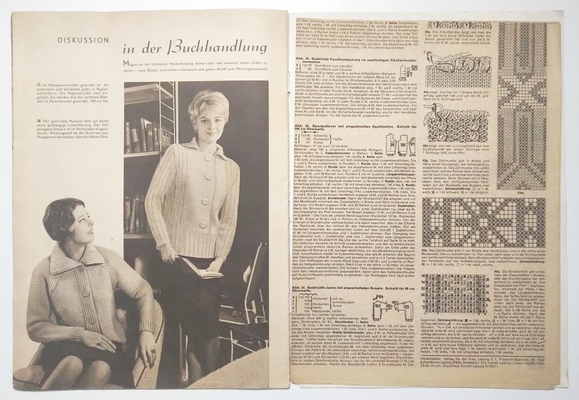 Mode Zeitschrift Nr 801 Herbst Winter Modische Pullover und Jacken Mode Zeitschrift Nr 801 Herbst Winter Modische Pullover und Jacken