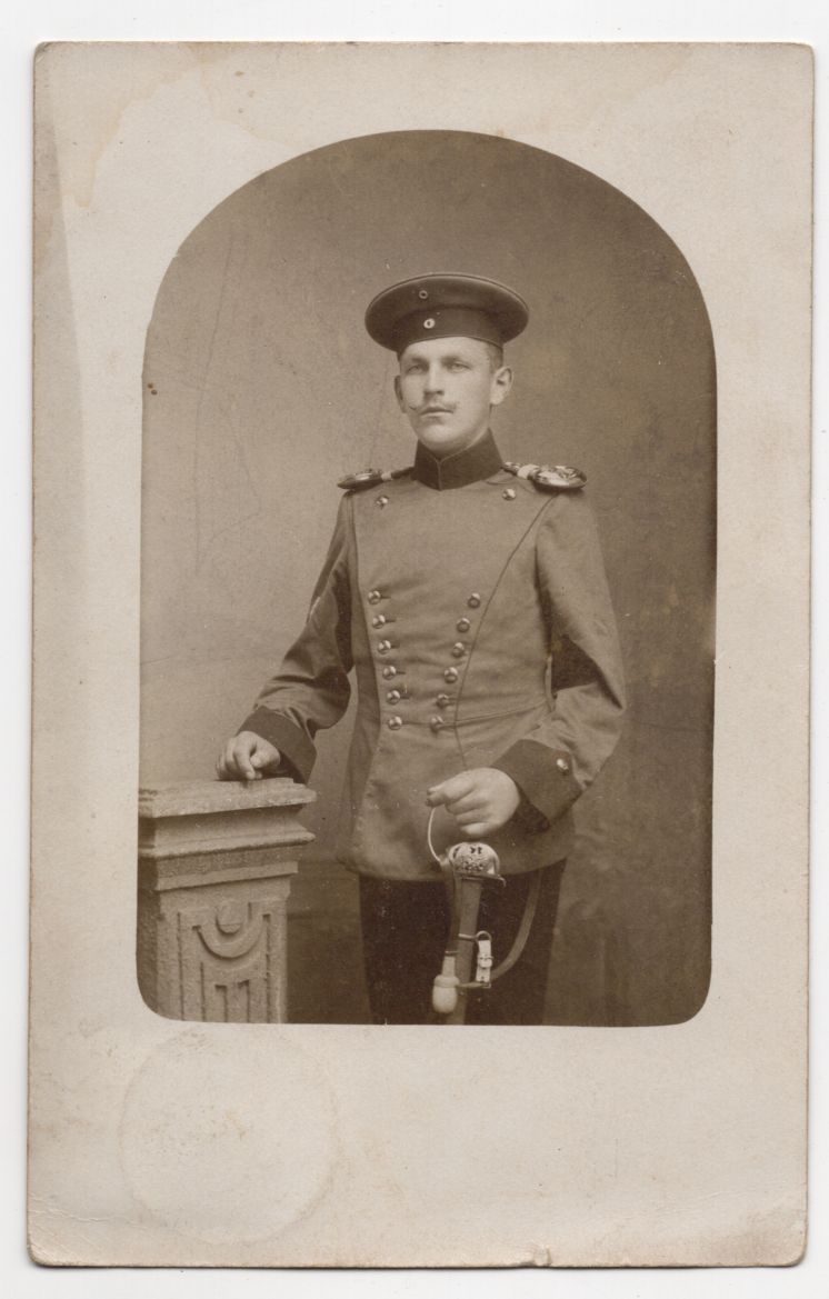 Foto Ak Ulan mit Säbel 1910
