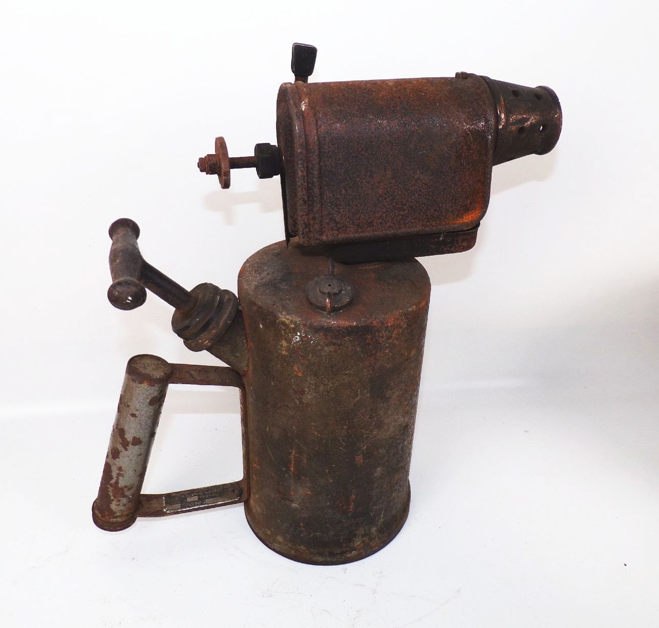 Alte Bat Lötlampe Bunsenbrenner Benzin Gasolin Vintage 