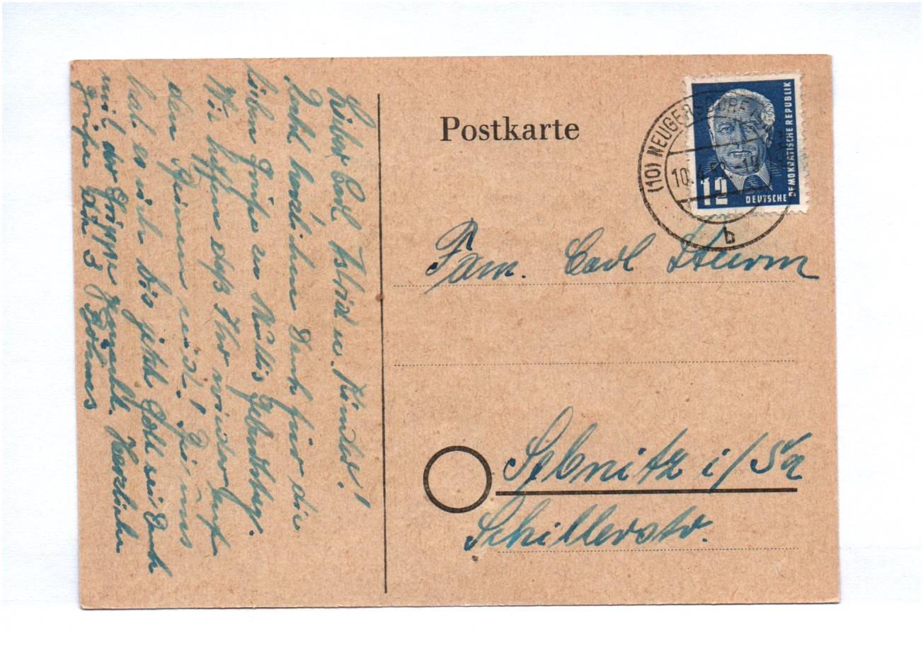 Ak Recht fröhliche Ostern Osterhase 1952 DDR Ak Recht fröhliche Ostern Osterhase 1952 DDR