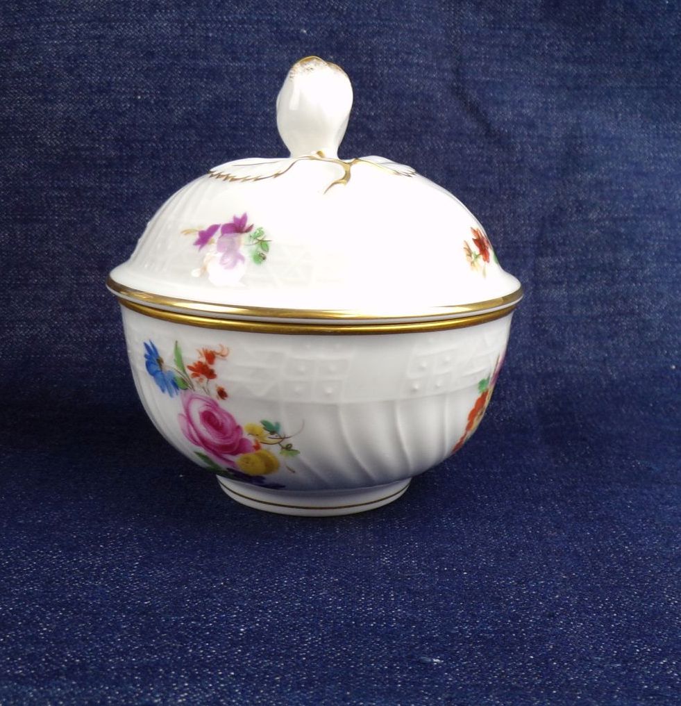 Kaffeeservice Hutschenreuther Dresden Blumen Dekor Altes Porzellan 