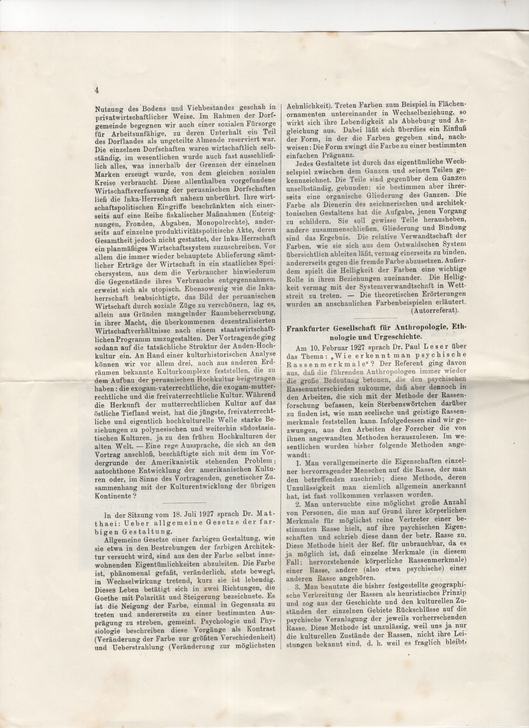 Nachrichten der Deutschen Anthropologischen Gesellschaft Mandschurei 1928