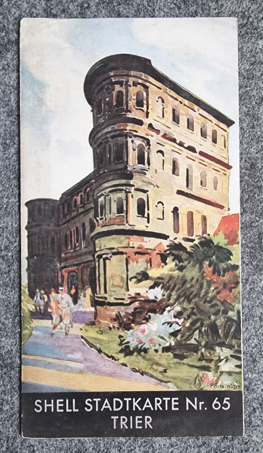 Shell Stadtkarte 1930er Nr 65 Trier alter Stadtplan Landkarte Shell Stadtkarte 1930er Nr 65 Trier alter Stadtplan Landkarte