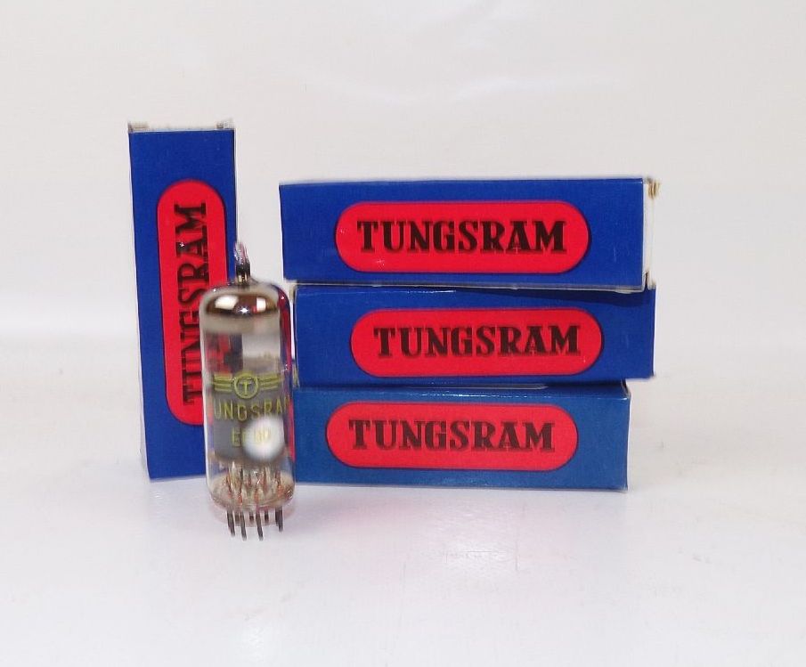 Tungsram Röhre EF80 tubes 4 Stück wohl unbenutzt NOS