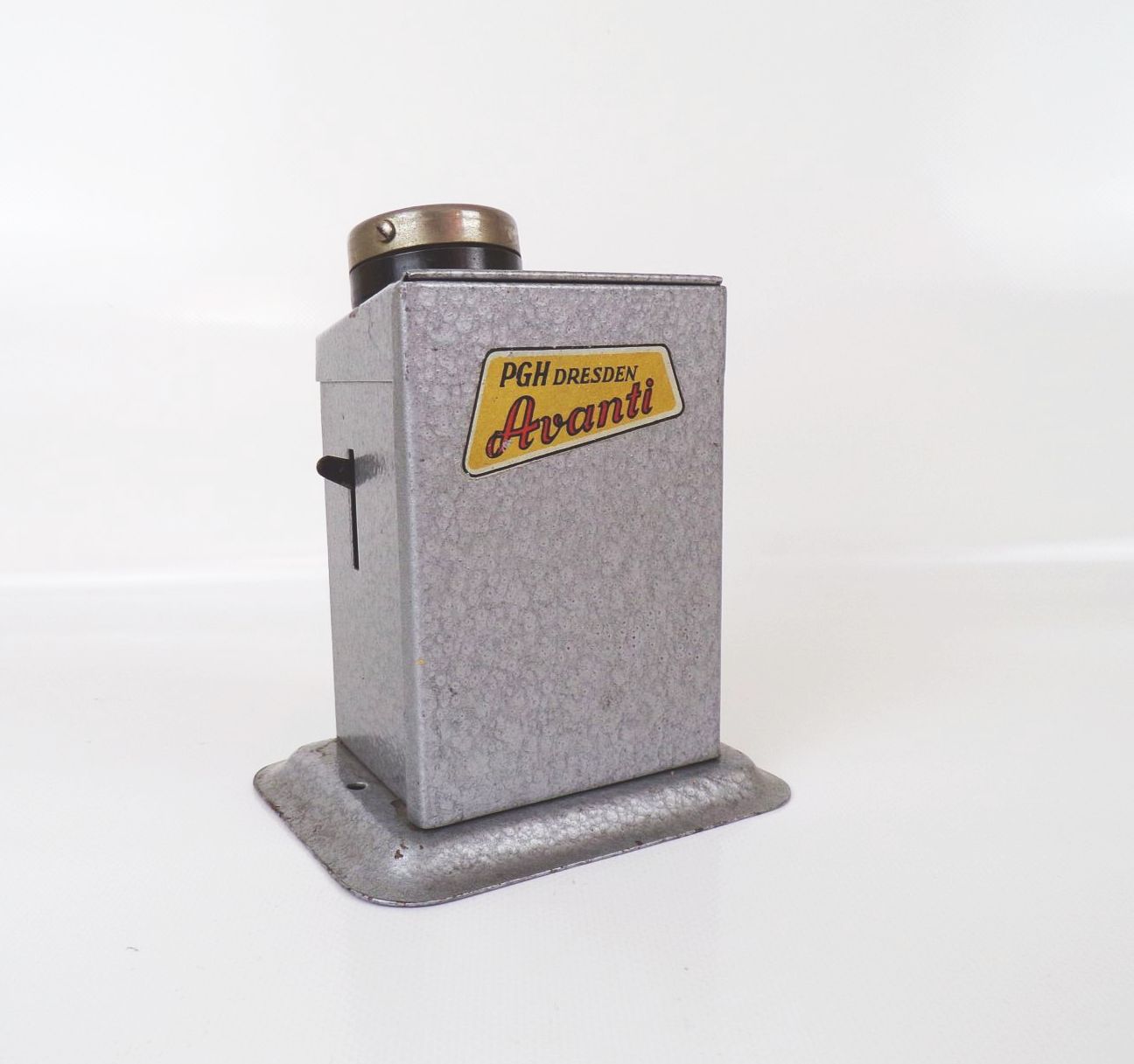 Alter Avanti Anspitzer Bleistiftspitzer PGH Dresden DDR Anspitzmaschine Alter Avanti Anspitzer Bleistiftspitzer PGH Dresden DDR Anspitzmaschine