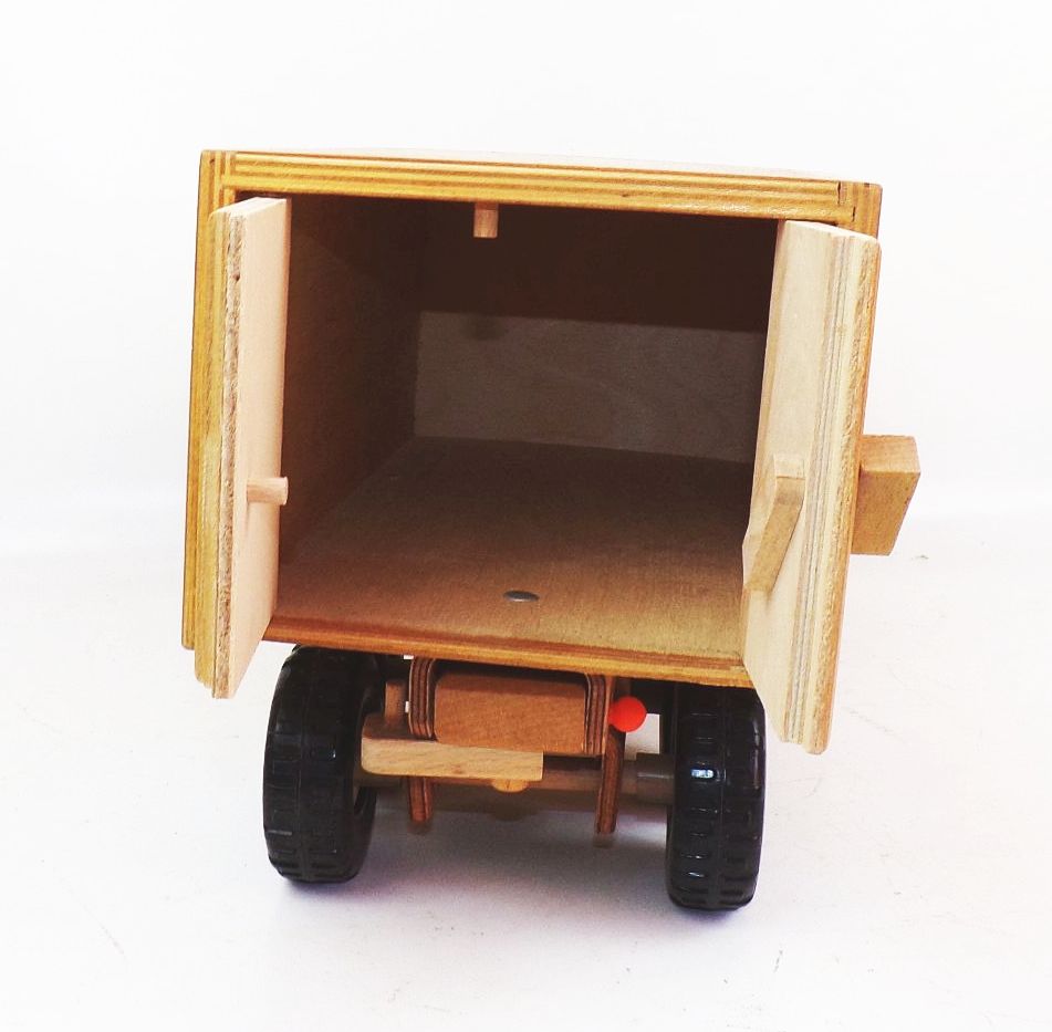 Vero Fröbel LKW Kipper Laster Holzspielzeug DDR