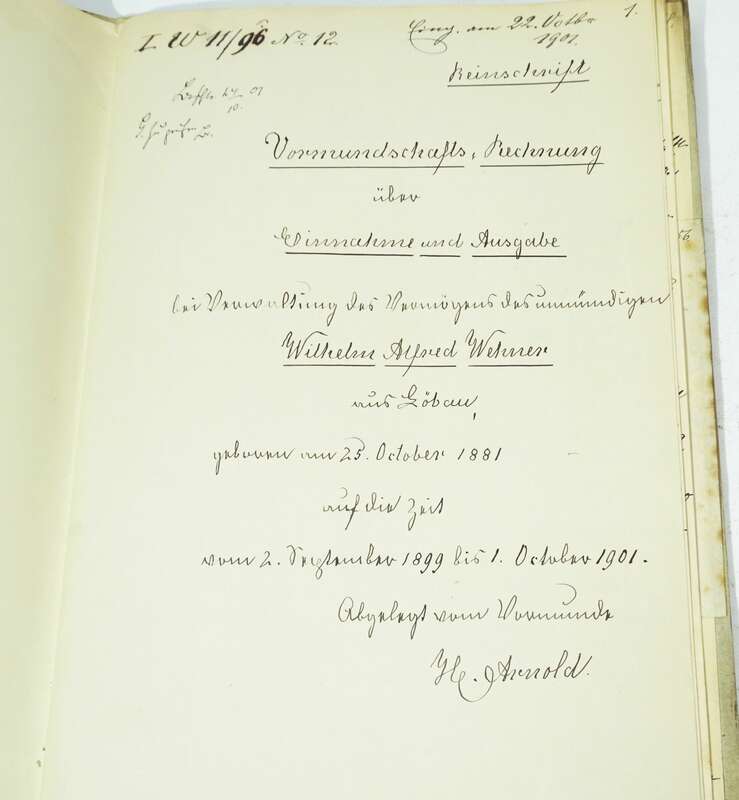 Dokumente Mappe 1899 - 1902 Löbau / Sachsen !
