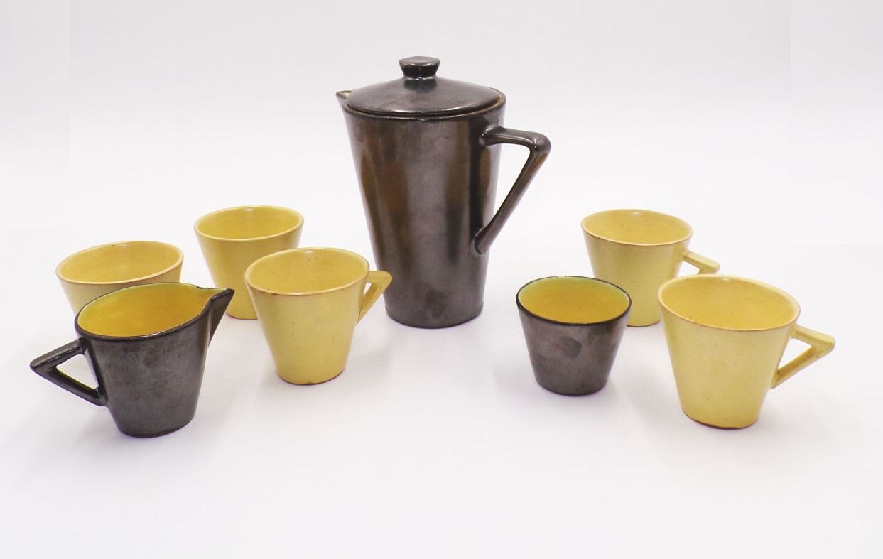 Altes Mokka Service Bauhaus Art Deco GK3 Espresso Vintage 