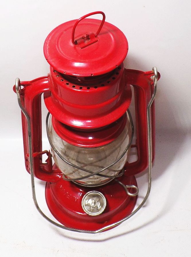 Alte Bat 158 Rot Petroleumlampe Sturmlaterne GDR unbenutzt 