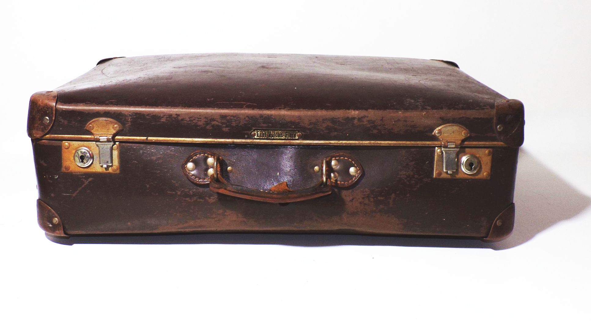 Alter Koffer Echt Vulcan Fieber Reisekoffer 