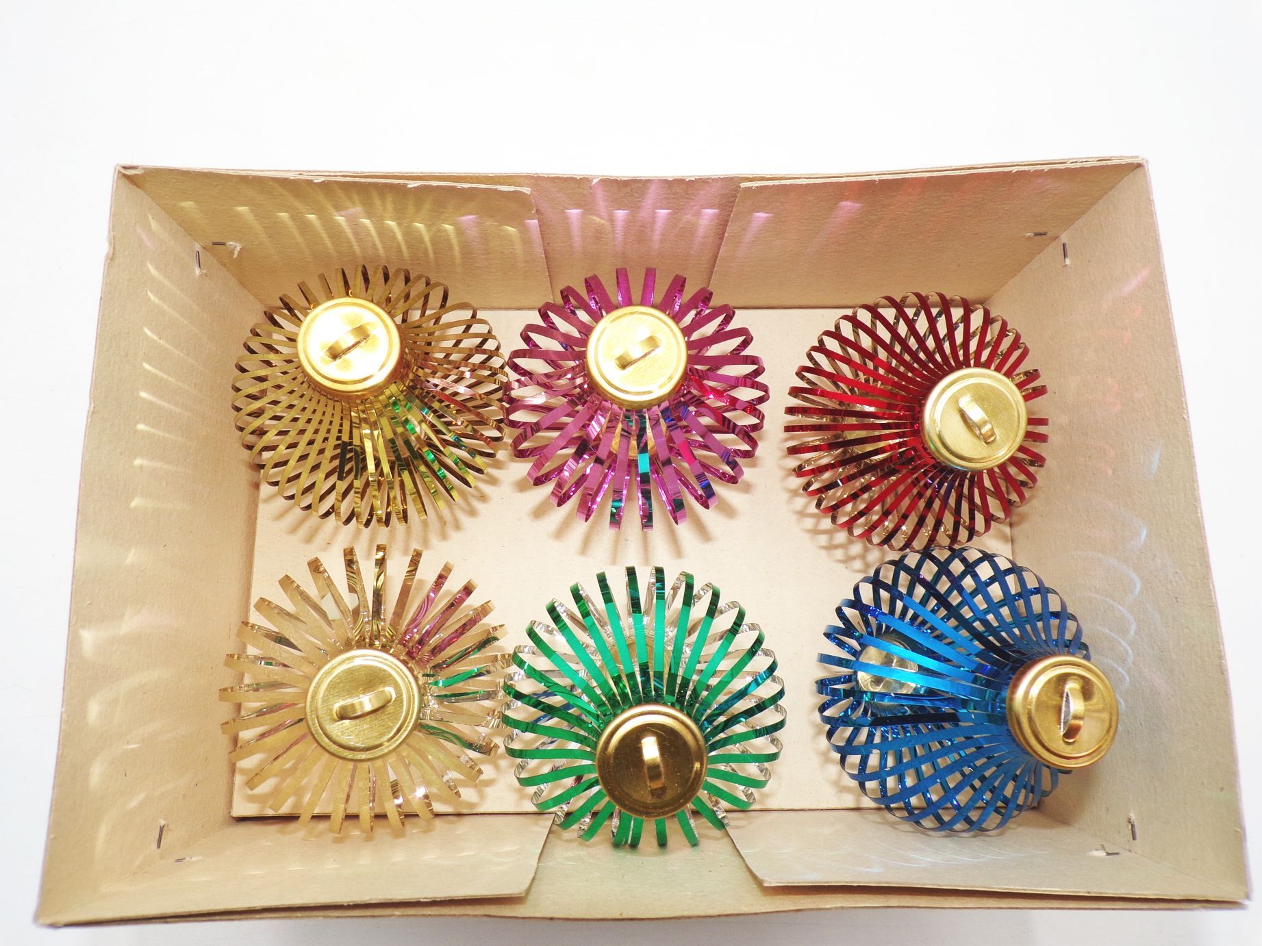 Fadenkugeln Weihnachtsschmuck Christbaumschmuck Retro OVP DDR