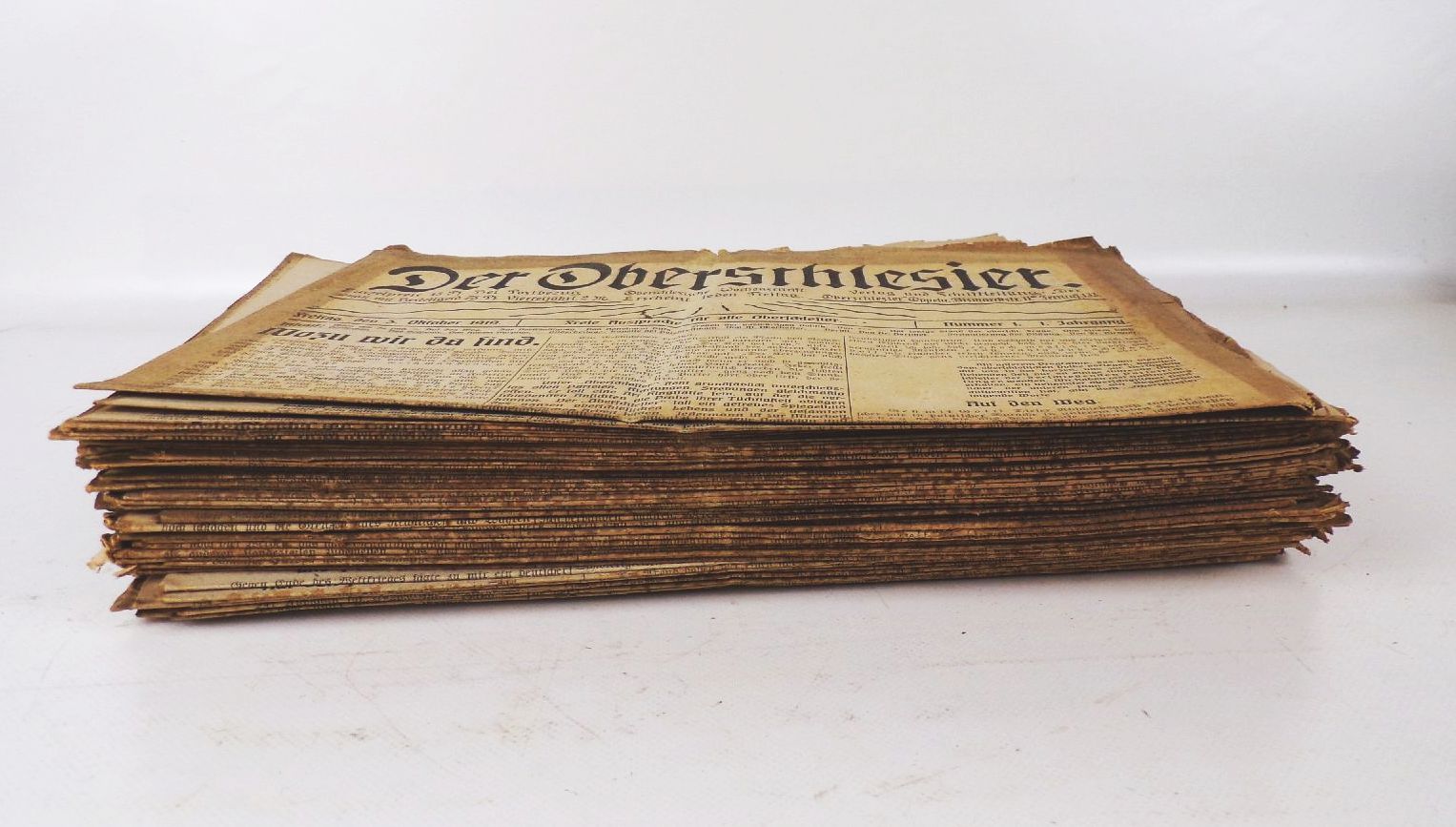 Der Oberschlesier Wochenschrift 1919 und 1920 kompletter Jahrgang Schlesien Der Oberschlesier Wochenschrift 1919 und 1920 kompletter Jahrgang Schlesien