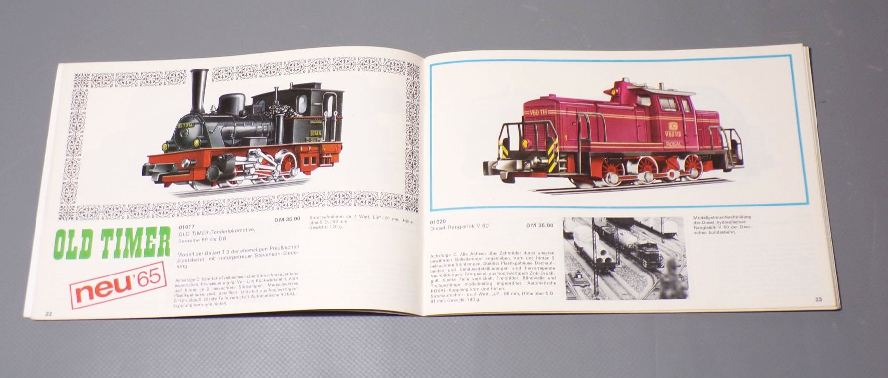 Rokal TT Modelleisenbahn Katalog 17/D 