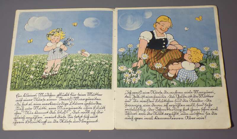  20 Margueritenblättchen fliegen in die Welt hinaus Elfriede Reinhardt 1930er Süttlerin