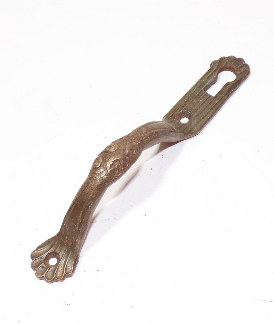 Alter Jugendstil Möbelgriff Möbelbeschlag Schlüsselloch um 1900