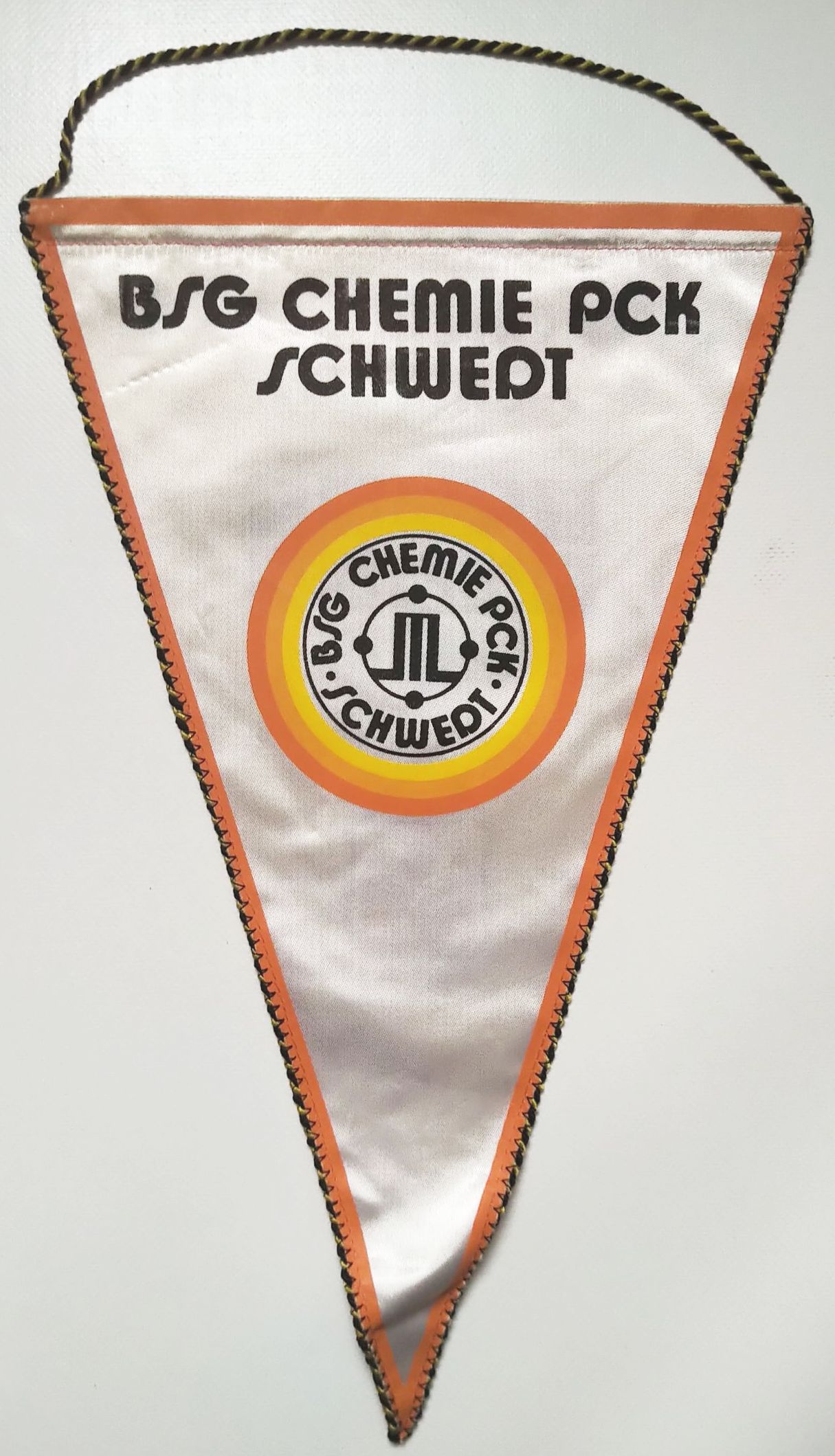 DDR Wimpel BSG Chemie PCK Schwedt Wappen