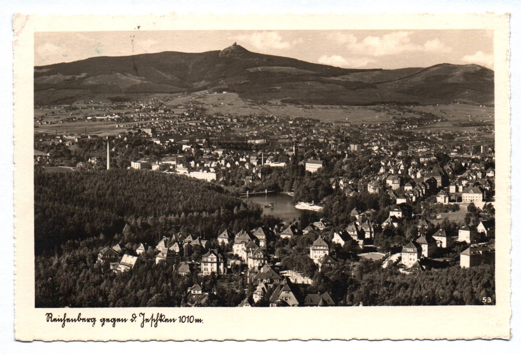 Foto Ak Reichenberg Hauptstadt des Sudetengaues 1940