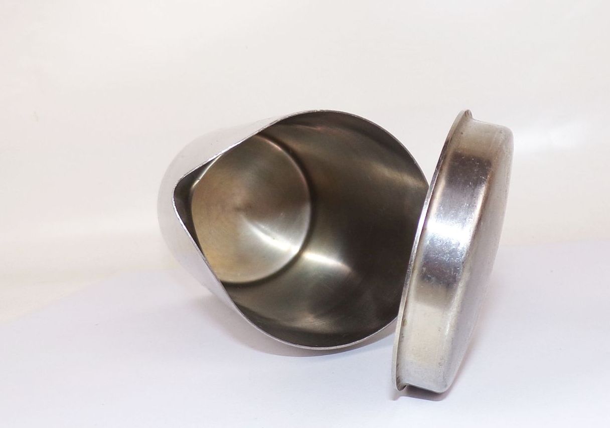 ABS Sahnekännchen Mitropa Metall DDR Design