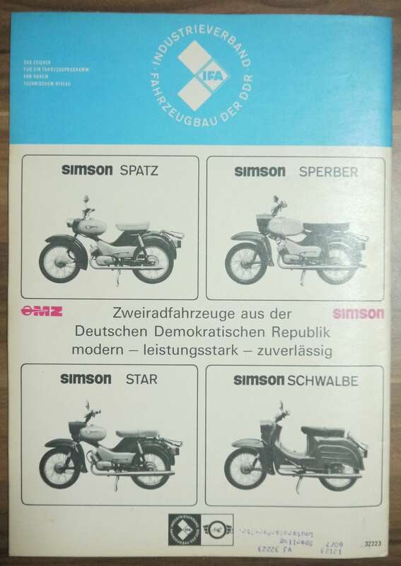 KFT Beurteilung MZ ETS 250 Trophy Sport Februar 1970 VEB Zeitschrift DDR