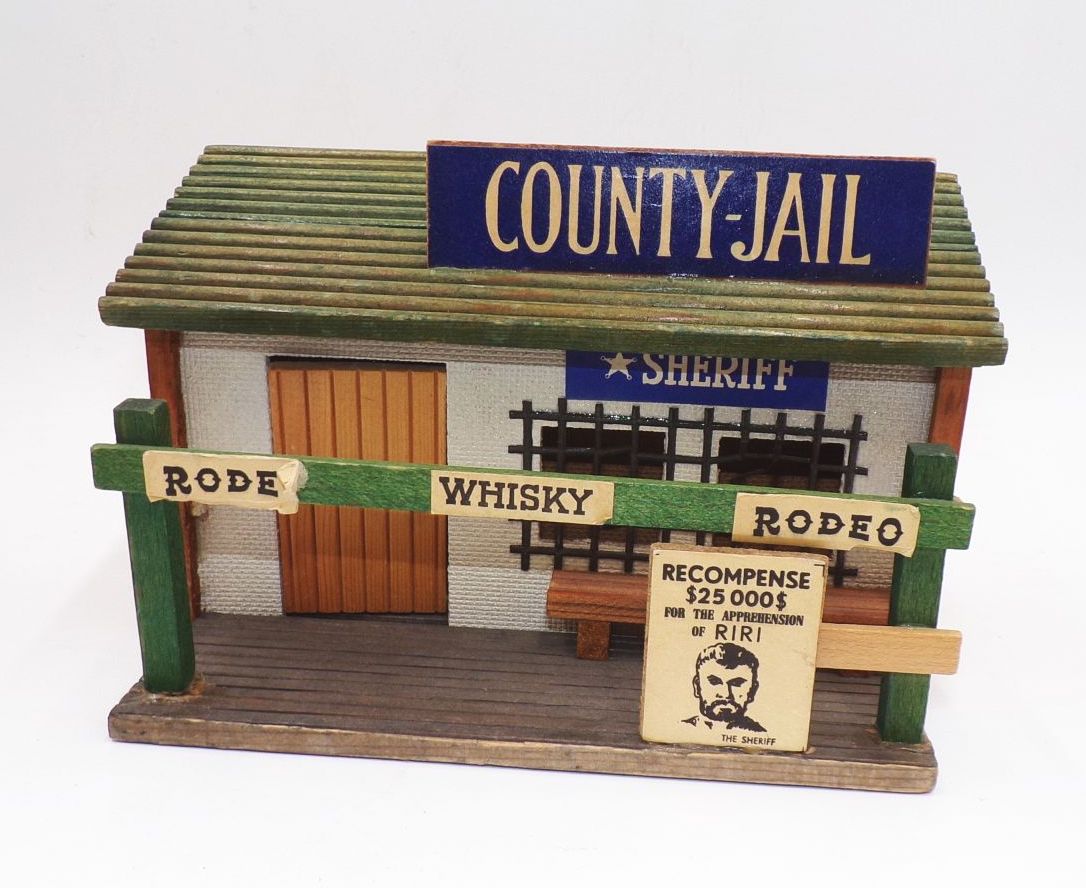 Konvolut Wildwest Häuser Saloon DDR