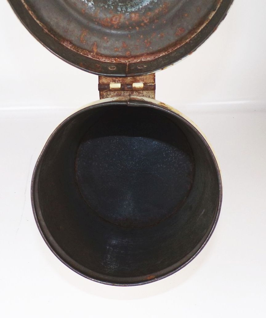 Alte Mehldose Blechdose Mehl Behälter Vintage Shabby Chic Deko