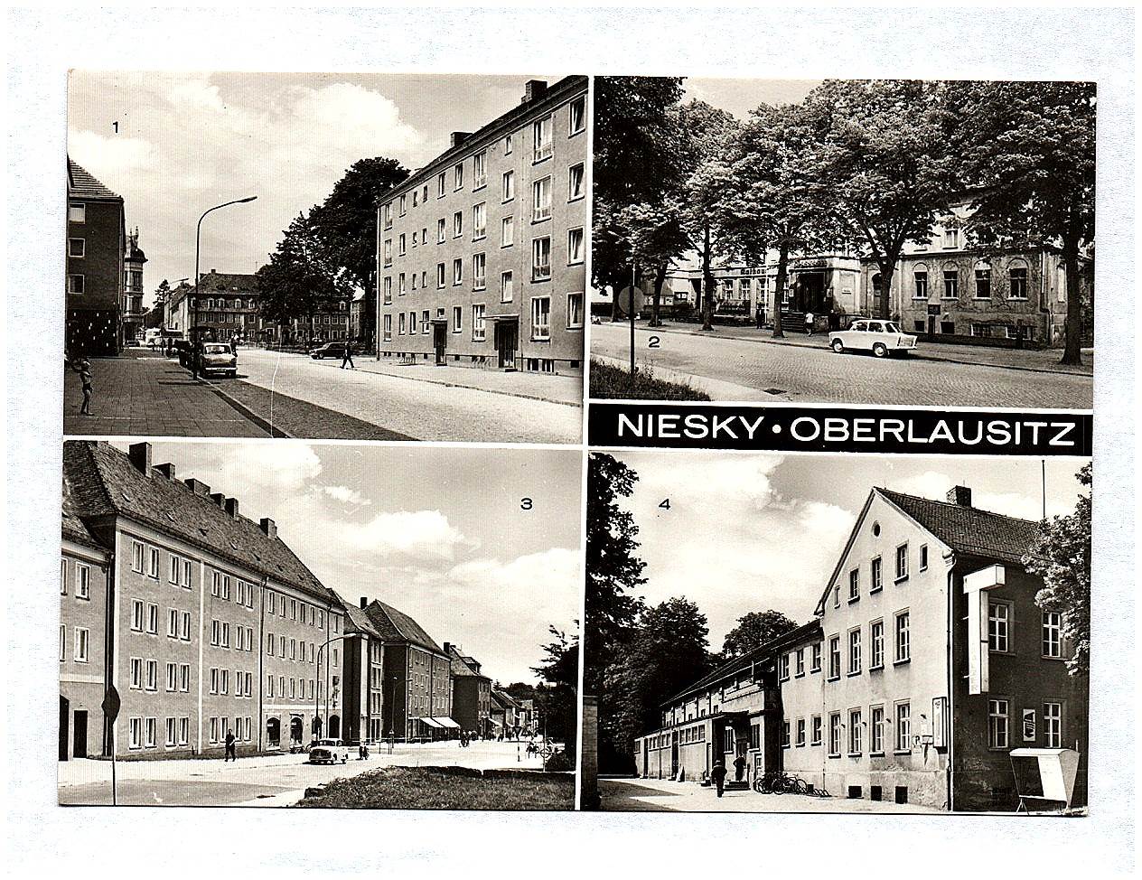 Ak Niesky Oberlausitz Friedrich Engels Straße Rathaus Zinzendorfplatz Kulturhaus Sachsen DDR Echtfoto Ak Niesky Oberlausitz Friedrich Engels Straße Rathaus Zinzendorfplatz Kulturhaus Sachsen DDR Echtfoto