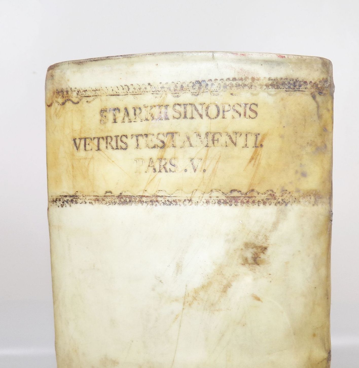 Synopsis Bibliothecæ Exegeticæ in Vetus Testamentum 1747 Testament Buch