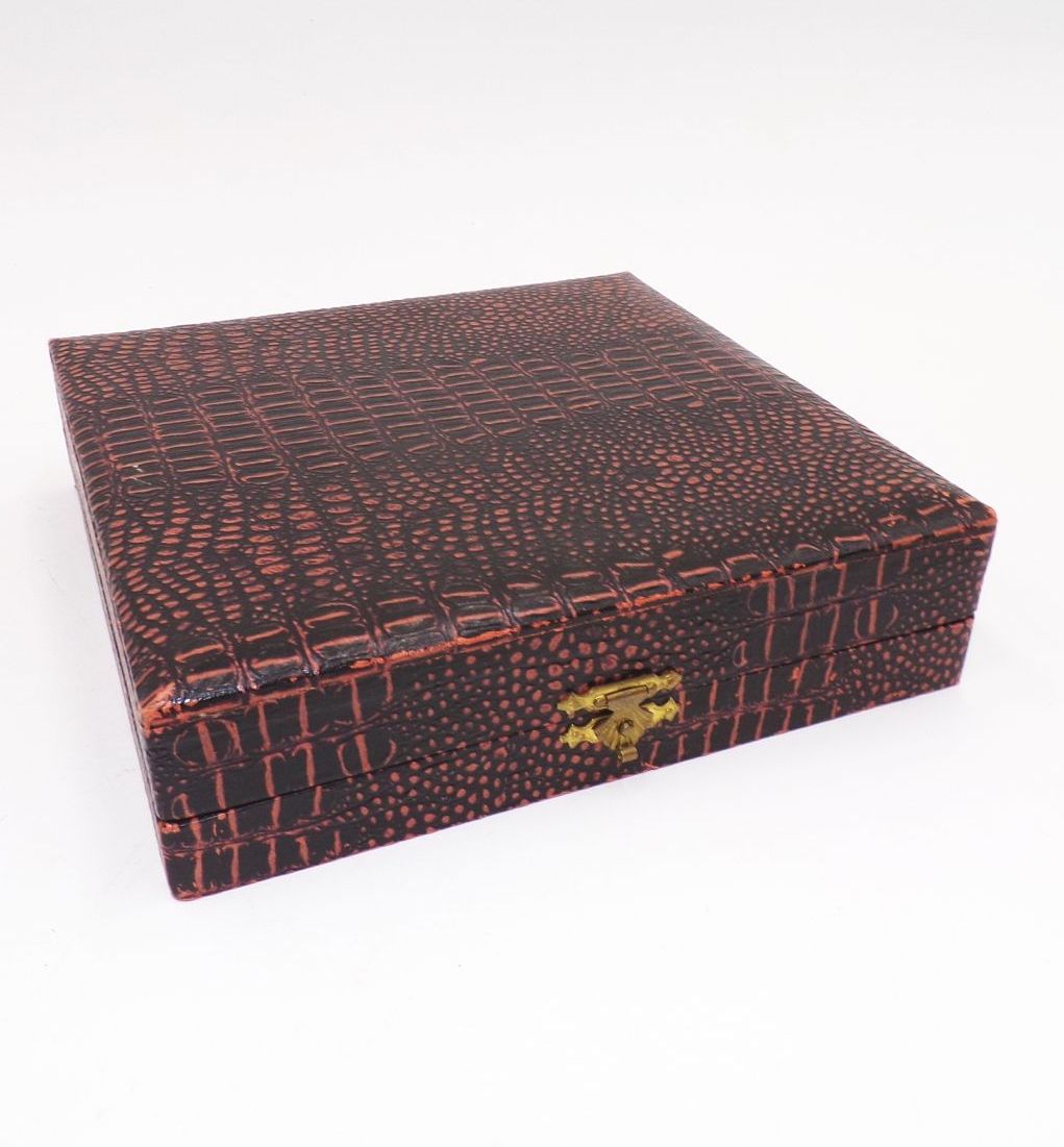 Alte Eislöffel Monogramm C K Löffel mit Besteckkasten Antik