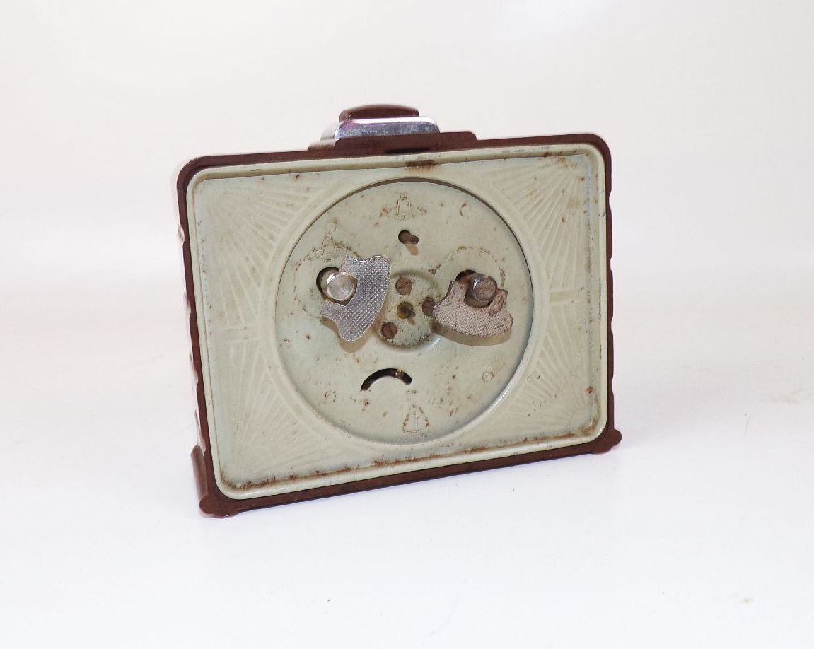 Art Deco Wecker UMF Ruhla Bakelit Deko