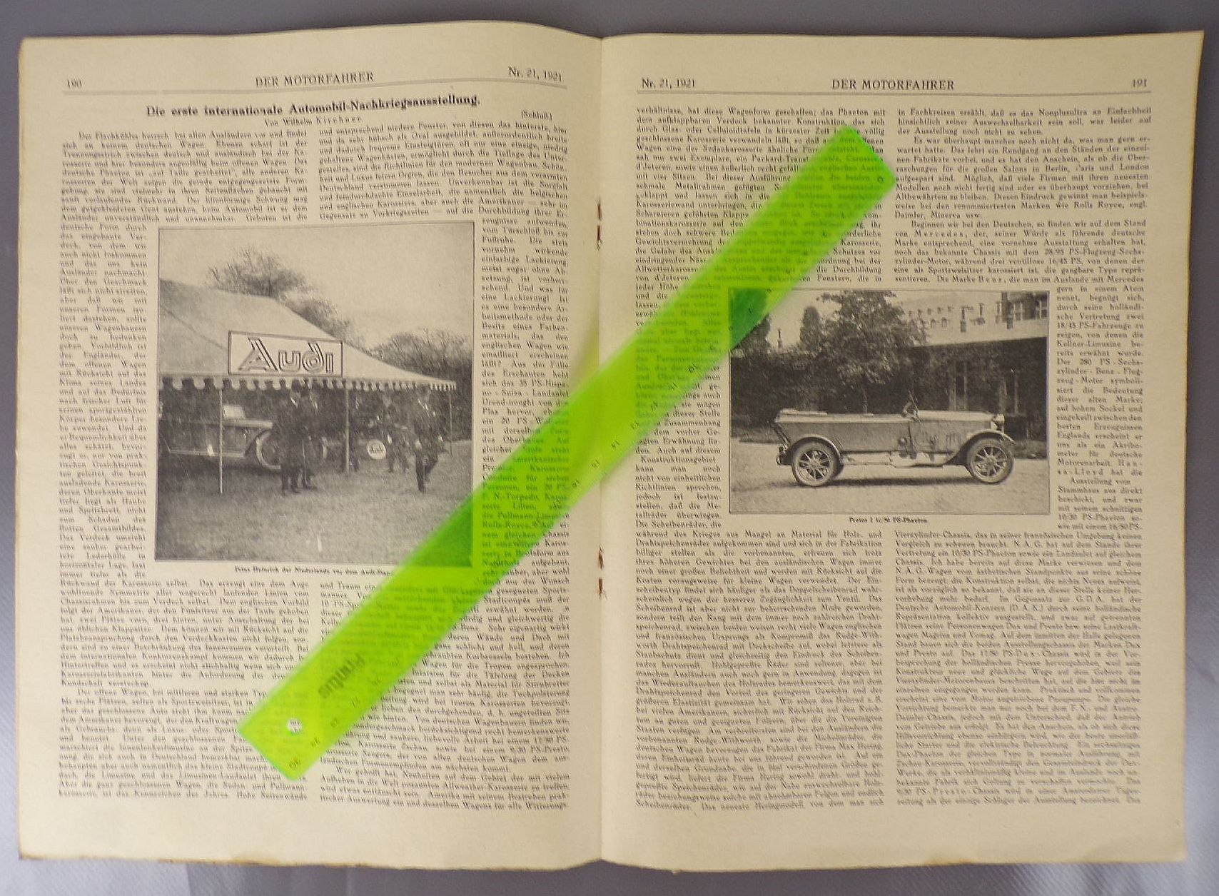 Der Motorfahrer Allgemeiner deutscher Automobil Club 1921 Nr 21 Oldtimer Der Motorfahrer Allgemeiner deutscher Automobil Club 1921 Nr 21 Oldtimer