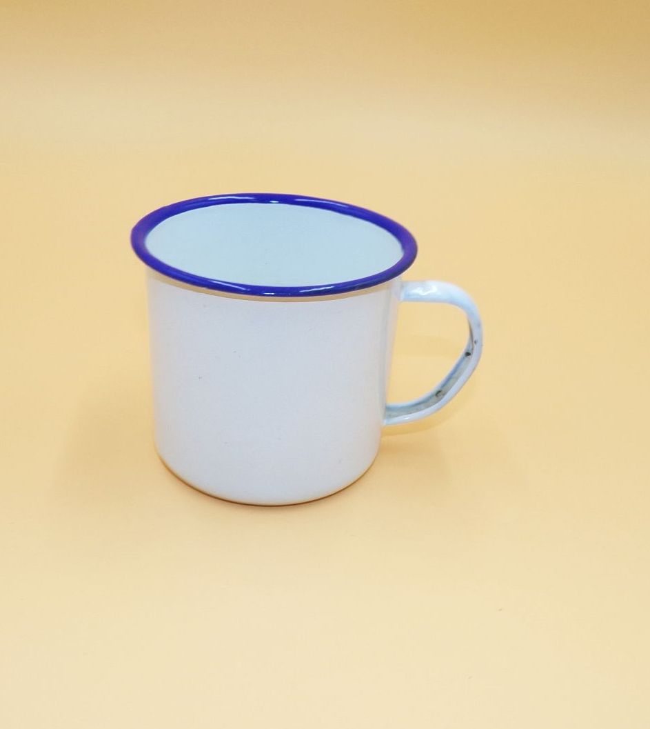 Alte Tasse Tippel Weiß Blau Gartendeko Pflanzgefäß Alte Tasse Tippel Weiß Blau Gartendeko Pflanzgefäß