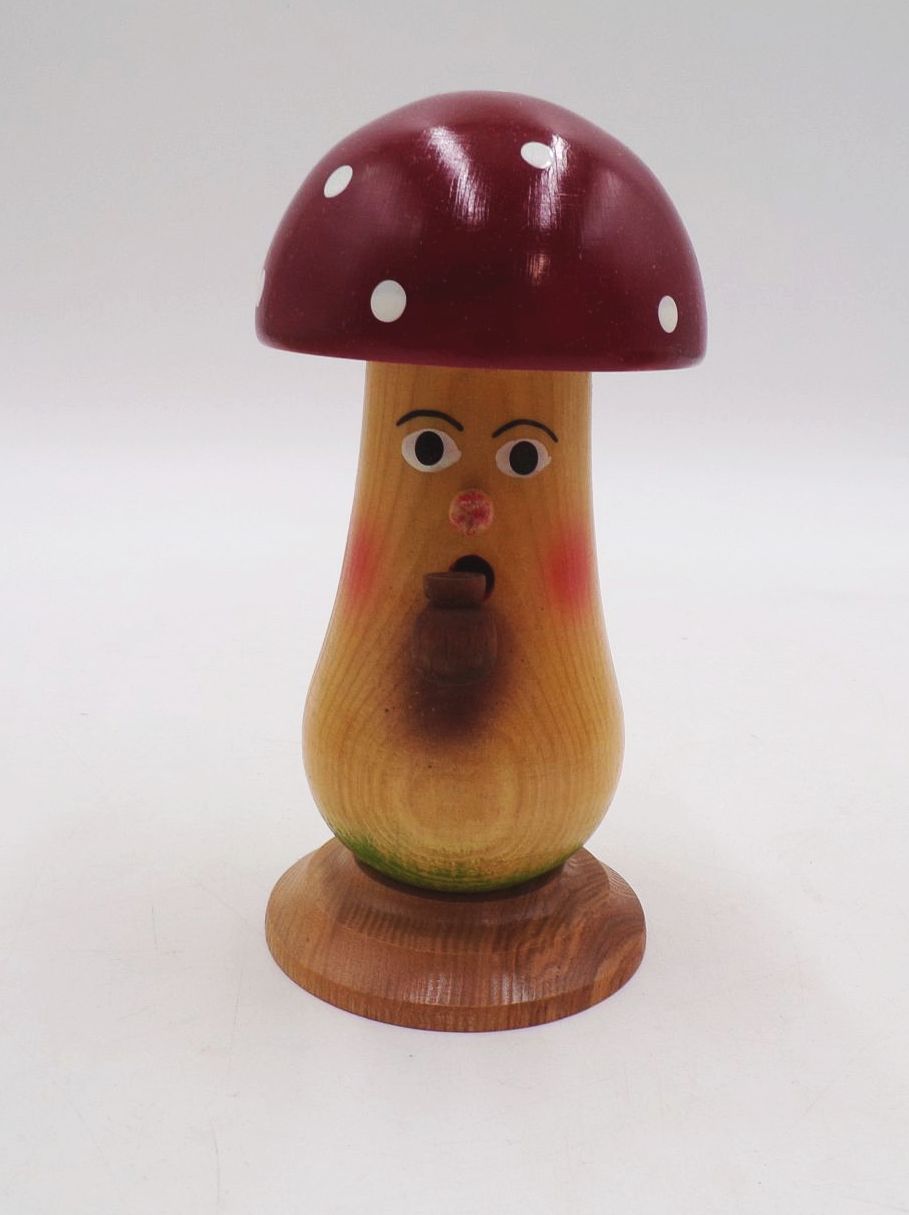 Alter Räuchermann Pilz DDR Räuchermännchen Weihnachtsschmuck Alter Räuchermann Pilz DDR Räuchermännchen Weihnachtsschmuck