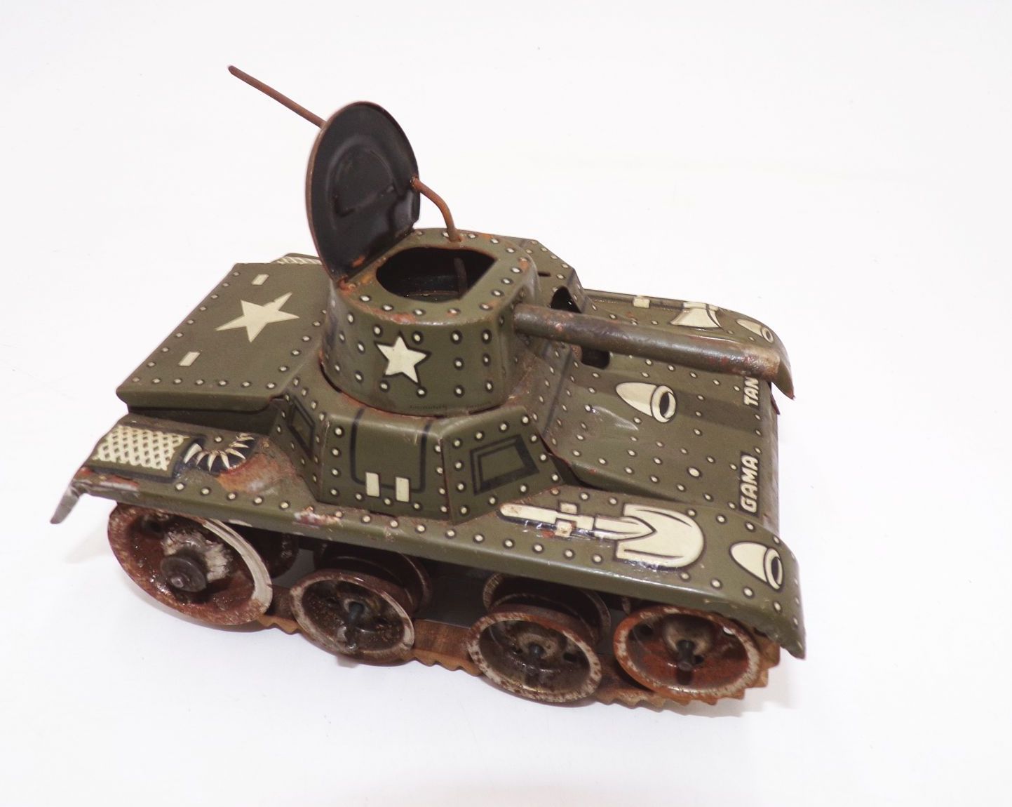 Alter Gama Panzer Blechspielzeug