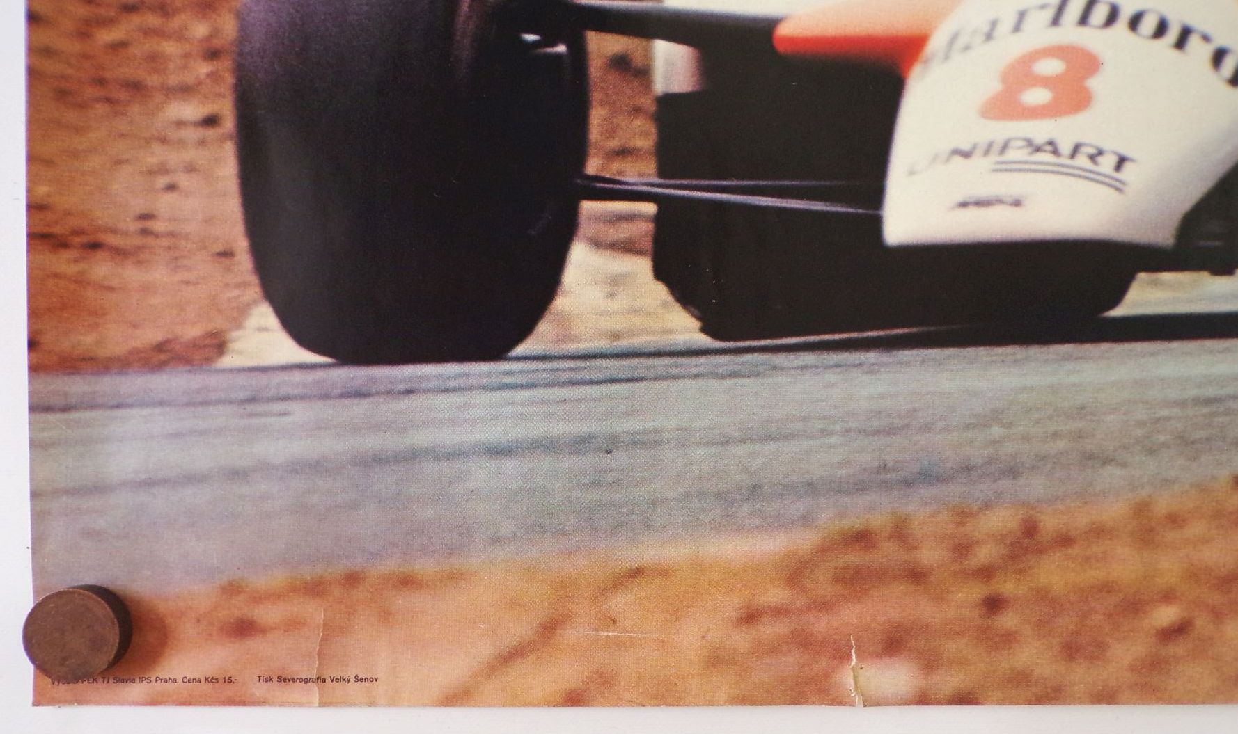 Altes Poster Niki Lauder Grand Prix F1 vintage 