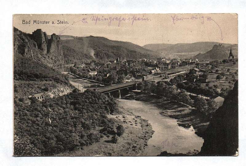 Ak Bad Münster a Stein 1915
