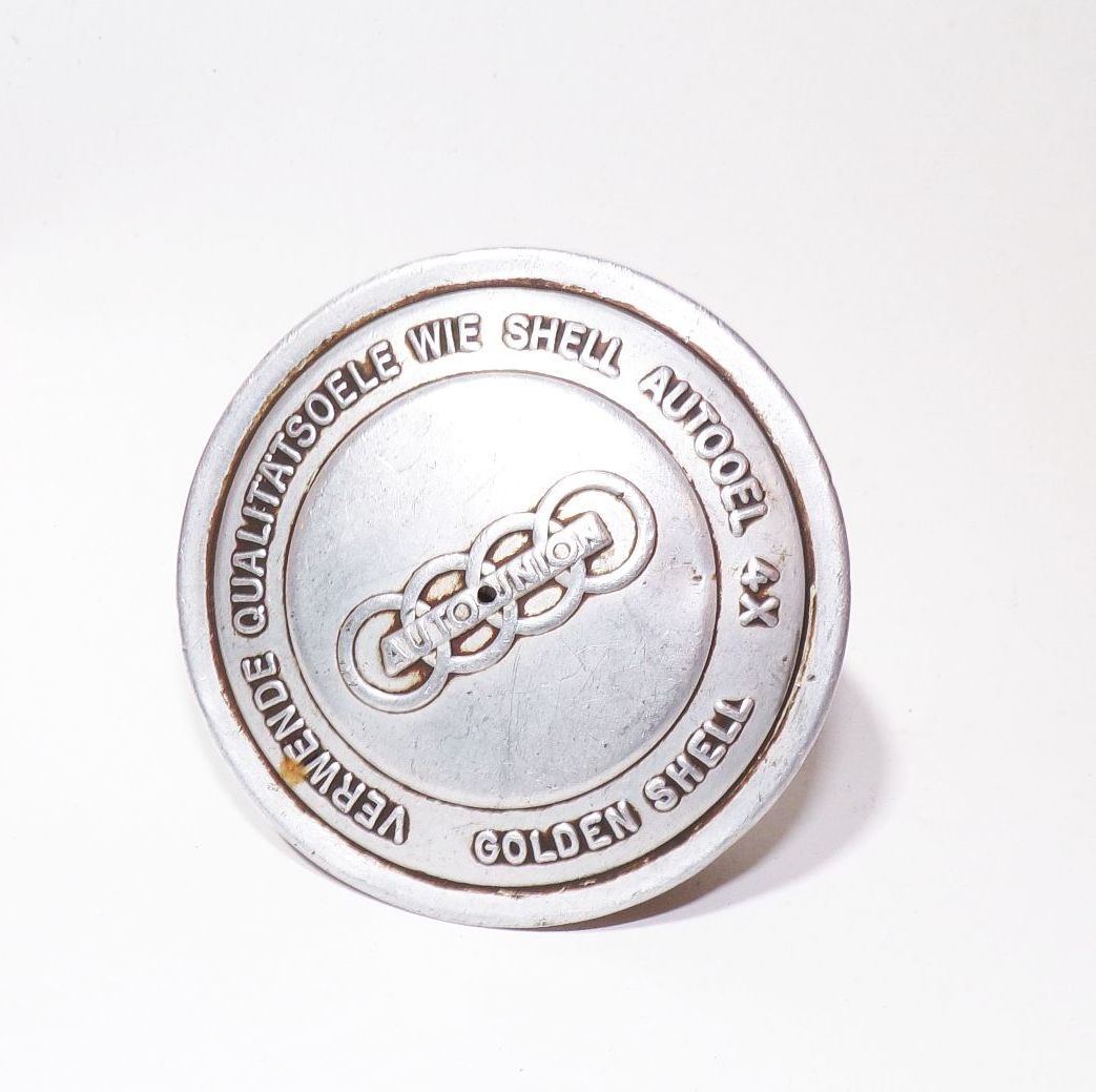 Alter Tankdeckel Auto Union Golden Shell Motorrad Oldtimer 1930er 