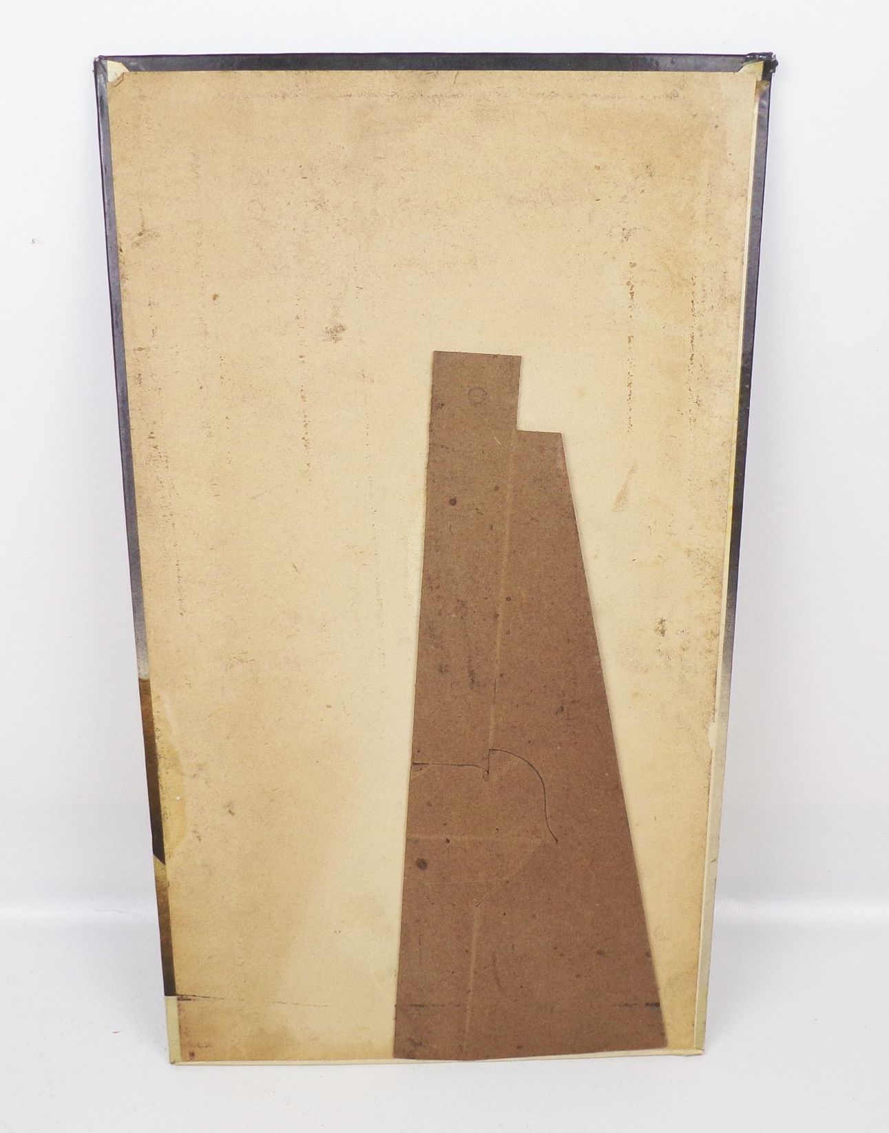 Alter DDR Pappaufsteller Vasenol Hautschutz Salbe 1954 Reklame Drogerie