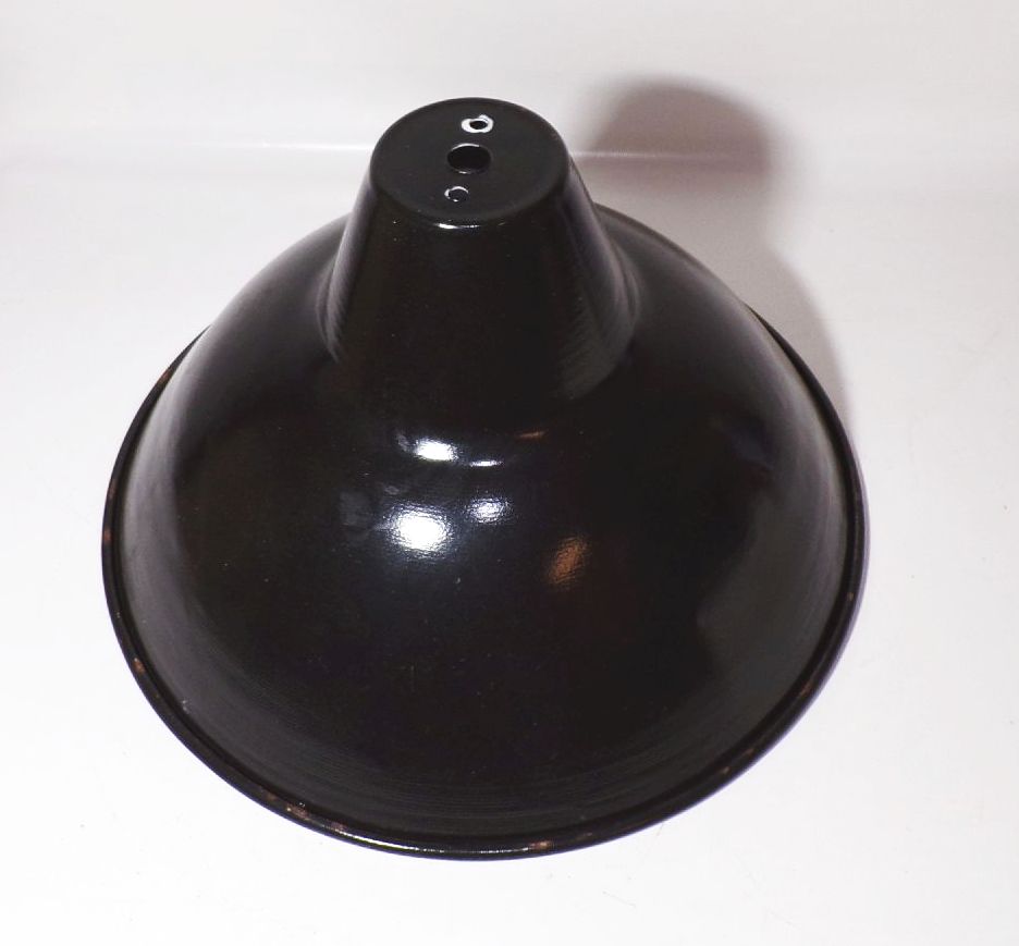 Alter Fabriklampenschirm Emaille Lampenschirm Durchmesser 38 cm