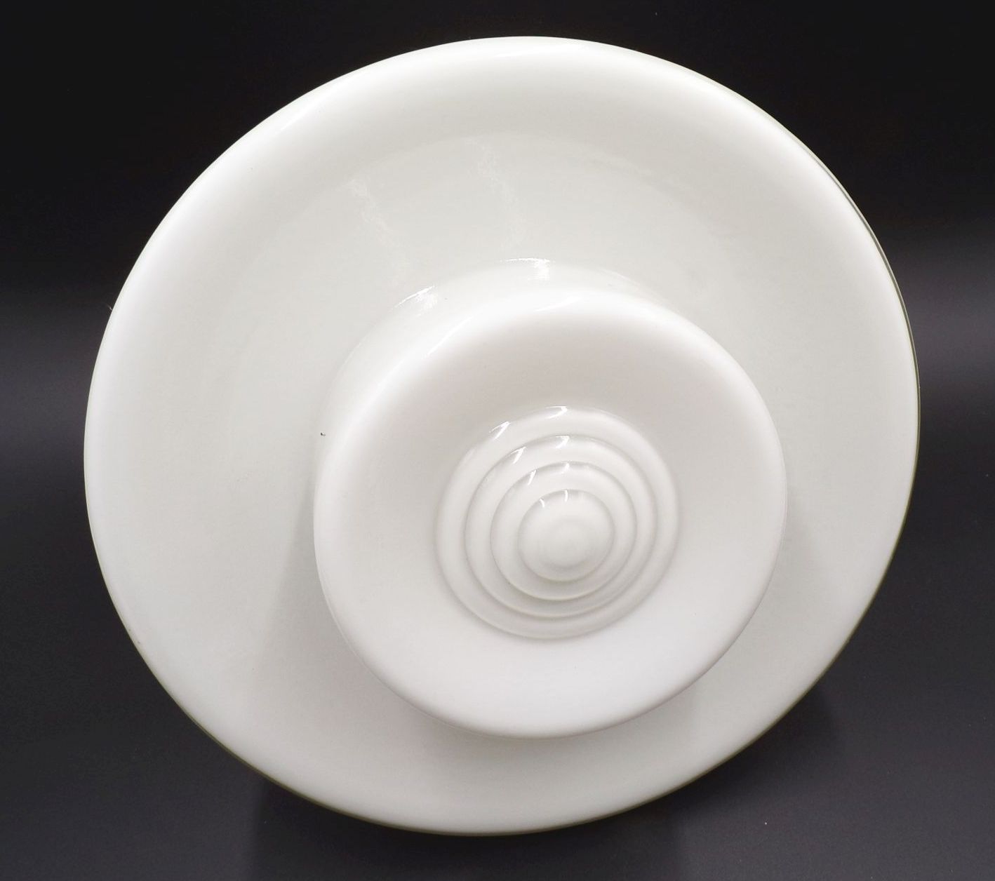 Alte Bauhaus Deckenleuchte Weiss E27 Vintage Deckenlampe