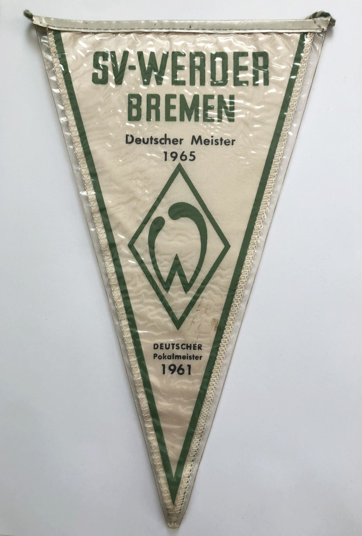 SV Werder Bremen Deutscher Meister 1965 Pokalmeister 1961 Wimpel