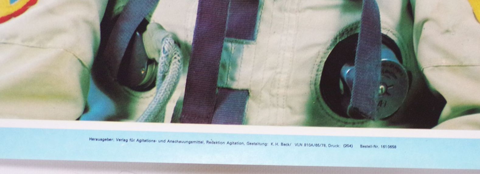 Plakat Unser Flieger Kosmonaut Sigmund Jähn 1978 Poster DDR Astronaut 