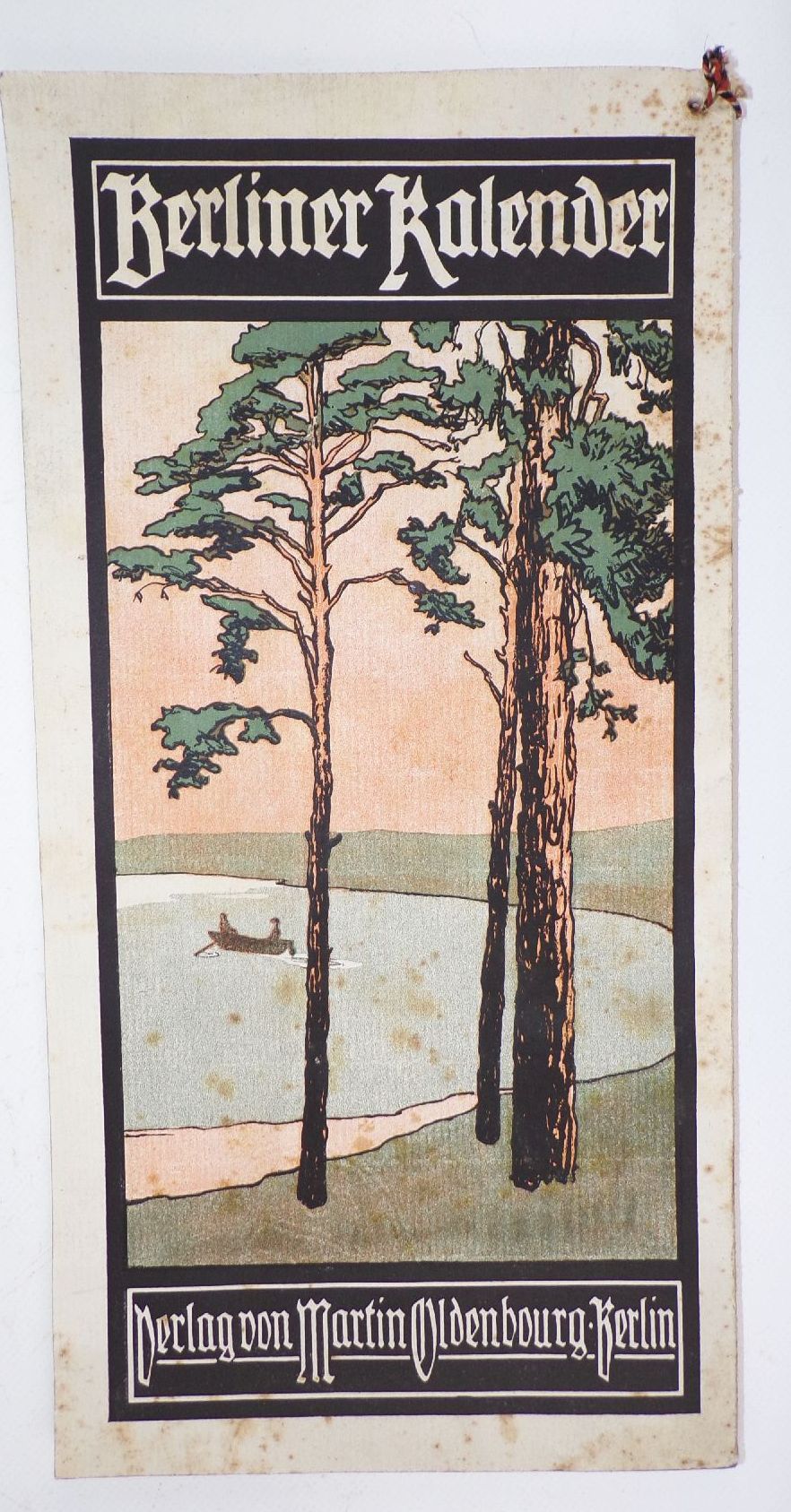 Berliner Kalender 1917 Verein für Geschichte Berlins 